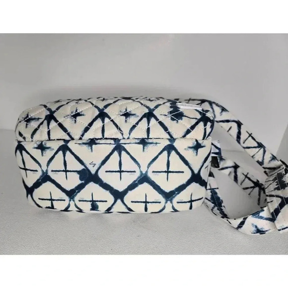 Lug Ranger Crossbody Shoulder Bag White Blue Ikat Print Travel Packable - Picture 6 of 14